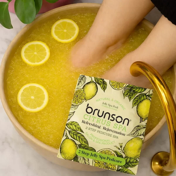 citrus pedicure refreshing spa
