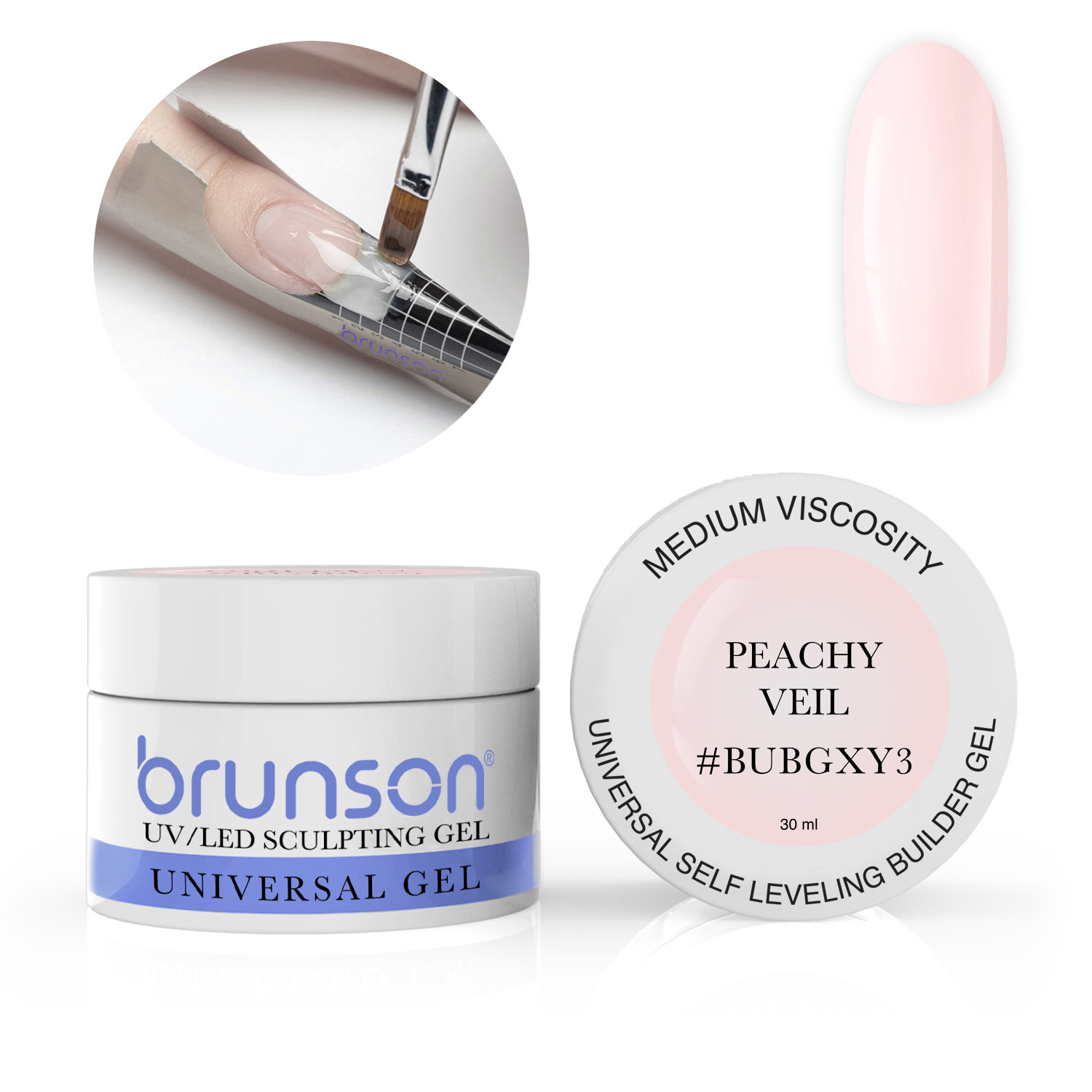 Best Peachy Builder Gel - Brunson
