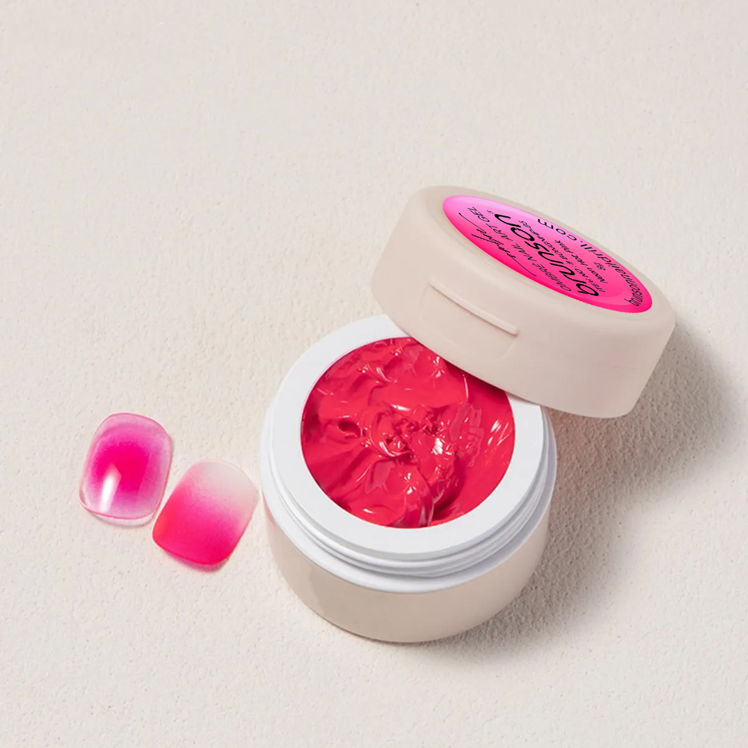 neon-hot-pink-ombre-nail-art-gel05 neon hot pink ombre nails creating nail art gel