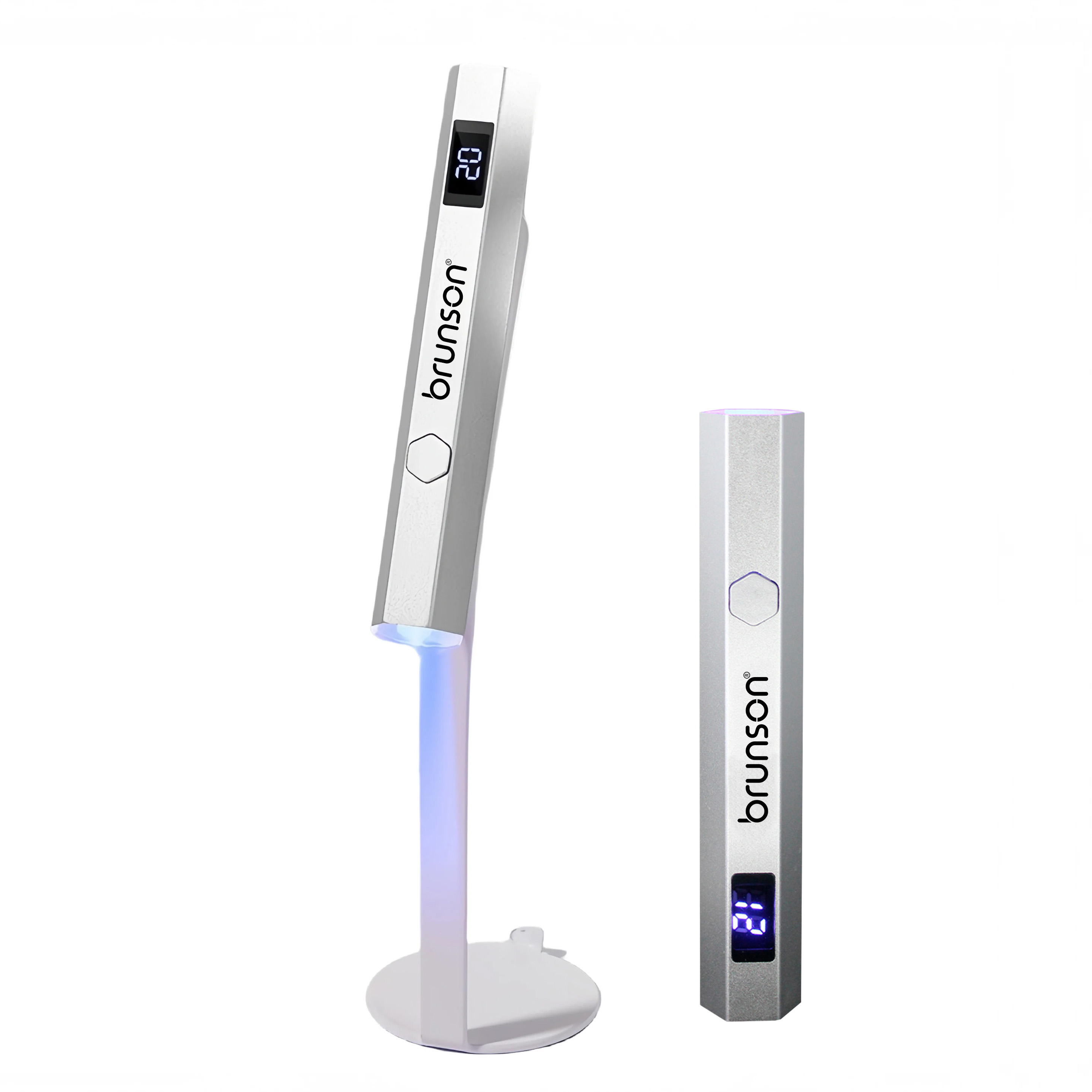 Brunson A3 Mini Cordless LED Nail Lamp - Silver