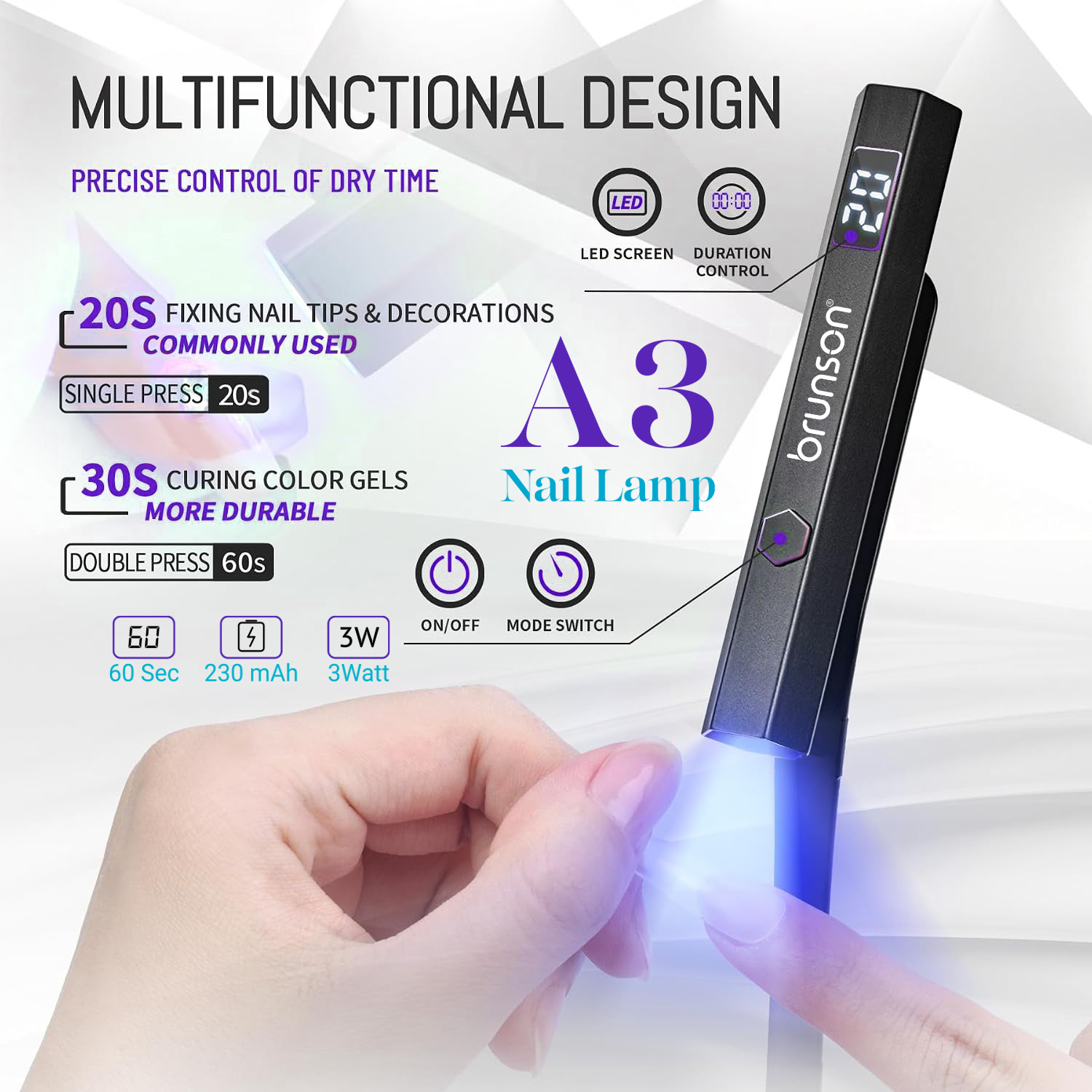 mini-led-gel-curing-lamp04 best LED Lamp in Dubai for Gel Nail Curing - Brunson