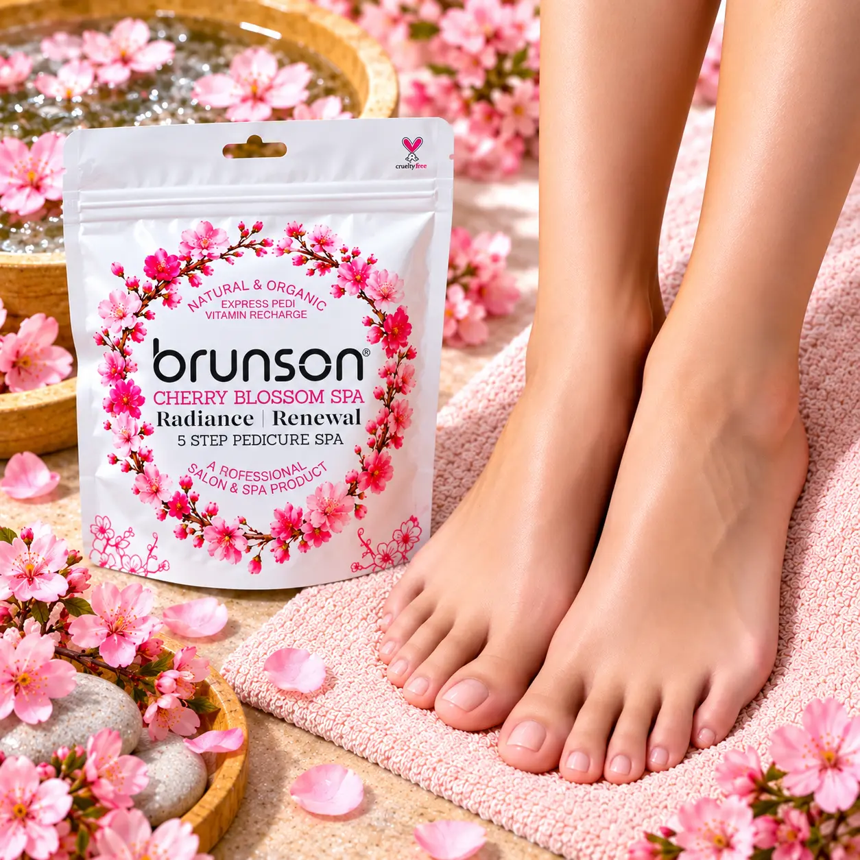 floral pedicure spa kit UAE