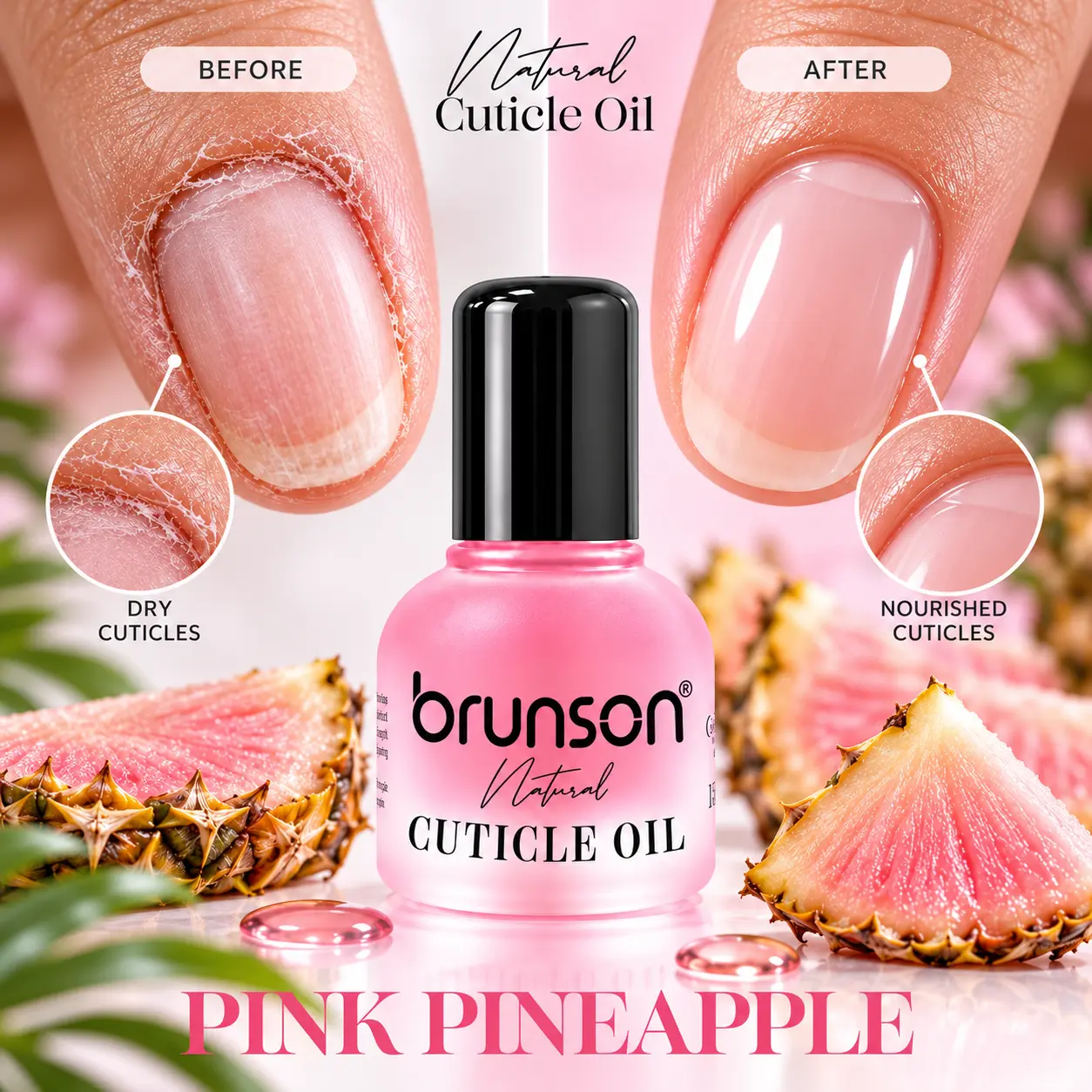 pink-pine-apple-cuticle-oil-2 before and after using Pink Pineapple Cuticle Oil in 10ml